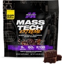 Muscletech High-Protein Mass Gainer (Triple Chocolate Brownie, 6LB) - Mass Tech Extreme 2000 Mass Gainer Protein Powder Supplement - Gainer peso para aumentar o músculo, melhor recuperação e força