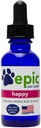 Happy - All Natural Liquid Spray Supplement - Facilidade da Ansiedade de Separação, Ajuda com Visitas Veterinárias, Viagem, Arrumo, Perda de um Amigo (Dropper 1 oz)