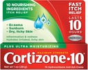 Cortizone 10 Força Máxima Plus Ultra hidratante Anti-tch Cream, 1% de hidrocortisona, 1 oz.