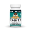 Fonte Naturals Turmeric 1000, Suporta a resposta inflamatória saudável do corpo*, 1.000mg - 30 comprimidos