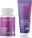 Supositórios vaginais do ácido bórico Odor controle - Butt & Coxas Acne creme de limpeza para espinhas - pacote
