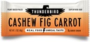 Thunderbird Bares Lanche de energia, Sem glúten com proteína, Comida real saudável, Vegan Paleo Non-GMO, Sem açúcar adicionado, Caju Fig Sabor de cenoura (12 Contagem, 1,7 oz. Bares)