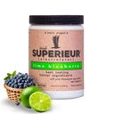 Eletrólitos de superieur–Suplemento de Eletrolítico Baseado em Planta w/Sea Minerals para Hidratação e Recuperação–Keto Friendly, Não-GMO, Açúcar Zero, Vegan, Esportes saudáveis Beber Pó-Lime Blueberry (70 Servings)