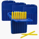 (24 Pcs) Filtro de protetor de cera de aparelho auditivo para Starkey Prowax Minifit Ouvir acessórios claros, filtros de Prowax Starkey (1,5mm) Suprimentos de próteses auditivas, ferramenta de kit de limpeza de peças de substituição de orelha (3 Pack)