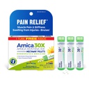 Boiron Arnica Montana 30X Medicina homeopática para alívio da dor muscular, rigidez muscular, inchaço da lesão e descoloração de contusões - 3 Conde (240 Pellets)