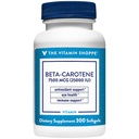 A Vitamina Shoppe Beta-Caroteno 2.500UI (Vitamina A), Suporte Antioxidante para Visão e Saúde Imunitária (300 Softgels)