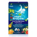 Enzima noturna, Enzimas Digestivas Multi Digestivas Diárias, Frutas de ameixa verde e vegetais com probióticos, Bloating alívio, melhor qualidade do sono, para homens e mulheres, promover a saúde digestiva - 60 comprimidos