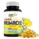 Óleo de Primrose à noite 500mg SoftgelsFold Pressed Softgels com 45mg GLA manter suave-saudável olhar pele Suporta equilíbrio hormonal