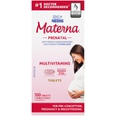 Materna Nestle pré-natal pós-parto vitamina e suplemento mineral 100 comprimidos