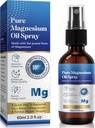 Genéricos 2 Fl Oz Magnesium Oil Spray - Puro & Orgânico - Magnésio de Alta Concentração - Não-GMO, Sem Glúten - Fácil de Absorver (1pc)
