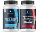 Promescent VitaFLUX Nitric Oxide Supplement, L Arginina l Quality Citrulina Supplements for Men + Testosterona Booster for Men Supplement w/Tongkat Ali (LongJack), KSM-66 Ashwagandha