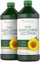 Carlyle girassol Lecitina Líquido □ 16 oz □ 2 Pacote Vegan, Vegetariano, Não-GMO, Soja livre, Sem glúten