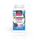 Charcocaps rápida ação de alívio de gás para Bloating & Flatulência, Drug Free Destoxifying Ativado Charcoal Formula, 100 Cápsulas, Fonte de 30 dias, Rosa