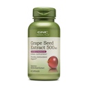 GNC Herbal Plus Extrato de sementes de uva 500mg Suplemento, Força Extra, Vegetariano, 60 Servings