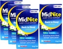 Ajuda ao sono Midnite para insônia ocasional, 30 comprimidos de cereja mastigáveis cada um (Pacote de valor de 4)