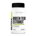 Extrato de chá verde NutraBio, adiciona benefícios antioxidantes e ajuda a saúde geral e bem-estar, 500mg - 90 Cápsulas