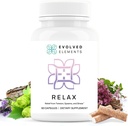 All-Natural Muscle Relaxer 60 Cápsulas * Ajuda de Spasm com Magnésio, Paixão Flor e Raiz Valeriana * Alivia Spasms Músculos, Tensão e Promove a calma