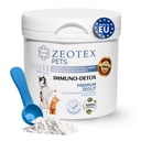Zeolite em pó 100% suplemento alimentar natural para imunidade e detox, saúde digestiva, pó suplemento de saúde comum, detox do fígado, melhorar a saúde animal de estimação w / fácil de usar suplementos de animais de estimação, 350g/12.35 oz