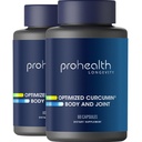 ProHealth Body & Joint - Curcumina Longvida otimizada (60 Cápsulas Veggie) (2-Pack)