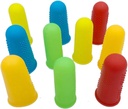 Dedo protetor de Silicone, JDWG 10 pcs Dedo cobre berços de dedo, Gola quente arma dedos bonés, mangas de dedo, ótimo para gatilho dedo / dedo rachando / dedo Artrite / Callus Finger. (Mix Color)