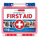 Cuidado Kit de primeiros socorros da ciência, 110 peças de uso profissional para viagem, trabalho, escola, casa, carro, emergência, sobrevivência, camping, caminhadas, e mais