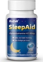 Ajuda ao sono, Difenidramina 50mg, Easy-to-Swallow Softgels, Suporta sono mais profundo e descansado, não forma de hábito (220 contagens)