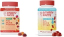 SmartyPants Kids Multivitamin Gummies Bundle: Probióticos orgânicos, Omega 3, Vitaminas D3, C, B12, B6, A, K & Zinc Imune Support, Sugar Free Strawberry Banana, 164 Conde