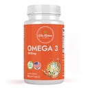 Ómega 3 1000mg óleo de peixe , ácidos gordos , EPA e DHA , Não-GMO , 60 Softgels