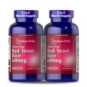Puritan's Pride Doctors Trust® Red Yeast Rice 600mg, Dietary Supplement, 240 Rapid Release Cápsulas, 2 Pack