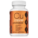 Suplementos de cobre para mulheres e homens (90 Cápsulas) Impulsiona Energia, Nutrição Corporal, Fórmula Antienvelhecimento, Inclui Vitamina C, Zinco e Selênio, Não-GMO, Made in USA - GMP Certified