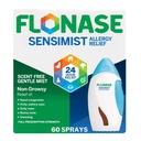 Fluonase Sensimist Alergia Alívio Pulverização nasal para Não-Drowsy, 24 horas Multi-Symptom Alergia Alívio – 60 Sprays