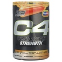 Cellucor C4 Ultimate Strength Pre Treino em Pó - Tri-Stim Experience 300mg Cafeína+TeaCrine+Dinamina - Creatina e Beta-Alanina - Suplemento de Energia para Homens e Mulheres - picolé de laranja, 20 Servings