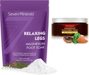 Sete Minerais Relaxante Leg Flakes Magnésio e Creme Natural