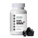 100% puro Shilajit, Himalayan orgânico Shilajit para homens e mulheres, 85+ Trace Minerals ricos em ácido fulvico Shilajit Suplemento para energia e sistema imunológico 1000mg 90 Contagem