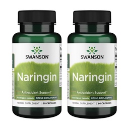 Swanson Naringin 500 Milligrams 60 Cápsulas (2 Embalagem)