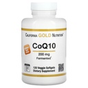 California Gold Nutrition CoQ10, 200 mg, 120 vegetais