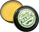 Cera de bigode sem cheiro do Lucky Franc para homens. Fórmula livre de cheiro natural com cera de abelha e óleo de coco. EUA fez Mustache Styling Cera 2 onças
