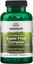Swanson Mangosteen/Romã/Noni Complexo Antioxidante Suporte Gastorintestinal 240 Milligrams 90 Cápsulas