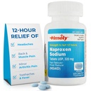 Time-CAP LABS, INC. Temporal Naproxeno Sódio 220mg - AINE Reliever Dor para dor de cabeça, dor de dente, Artrite Menor alívio da dor, dor nas costas, febre - dura 12 horas - 300 contagem