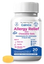 CalmCo Adulto Alergia Relief Gummy Morde com Difenidramina - Anti-histamínico mastigável para espirros, Nariz Runny & Itchy Eyes, Nighttime Alergy Medicine for Ages 12+, Fantasy Fruit Flavor, 20 Count
