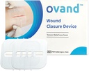 Encerramento de laceração de emergência de 2 pcs,Butterfly Bandaids Fechamento de ferida,Reparação de laceração cirúrgica sem costura,Clot rápido,Emergência dispositivo de fechamento de feridas (PU)