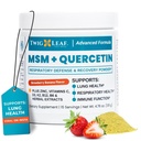 Twig & Leaf HSH Quercetin Supplement with Vitamina C & Zinc (Strawberry Banana) - HSH Powder Supplement for Respiratory Health - Natural Defense for Sazonal Challenges - 4,76 oz