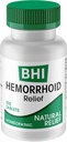 BHI Alívio Natural de Hemorroidas Acalma Queimar, Inchaço, Coceira, Dor Rectal e Desconforto 8 Ingredientes Ativos Homeopáticos Máximos de Força Fácil de Dentro para Mulheres e Homens - 100 Comprimidos