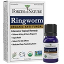Forças da Natureza Tratamento de Ringworm para os seres humanos, Medicina Orgânica Homeopática, 0,37 Fl Oz, Antifúngico Multi Symptom Alívio de Comichão, Vermelho & Pele Irritada Associada com Ringworm, Não OGM