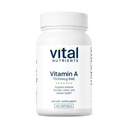 Nutrientes Vitamina A 7500mcg RAE □ Suplemento de vitamina A para a função imunitária, visão, pele e saúde celular