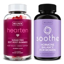 WellPath Beterraba Gummies raiz (Sugar Free) 1500 mg – Aroma de mirtilo para suporte de pressão sanguínea e equilíbrio de hormônios calma para mulheres + Gerente de cortisol, 60 Ct