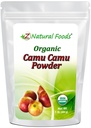 Z Natural Organic Camu Camu em pó, Suplemento Natural Vitamina C para apoio imunológico e aumento de humor, Misture em smoothies, Bebidas e receitas, Superfood em pó, Raw, Vegan, Não OGM, Gluten Free, 1 lb