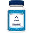Vitamina Shoppe Vitamina K2-100 MCG (60 Cápsulas Vegetarianas)