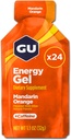 GU Energy Original Sports Nutrition Energy Gel, mandarim laranja, 24 Count Box
