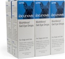Sentrx - Ocunovis Gel Colírios para Cães e Gatos com Olhos Secos, Hydrating Cat e Dog Colírios Olhos com Ácido Hialurônico, Não-Blurring e Não-Stinging Lágrimas Artificiais, 5 ml, 6 Pack